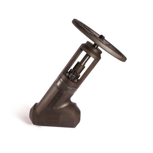 Vanne à soupape - Y665-B - Taloar - avec volant / d'arrêt / pour produits chimiques