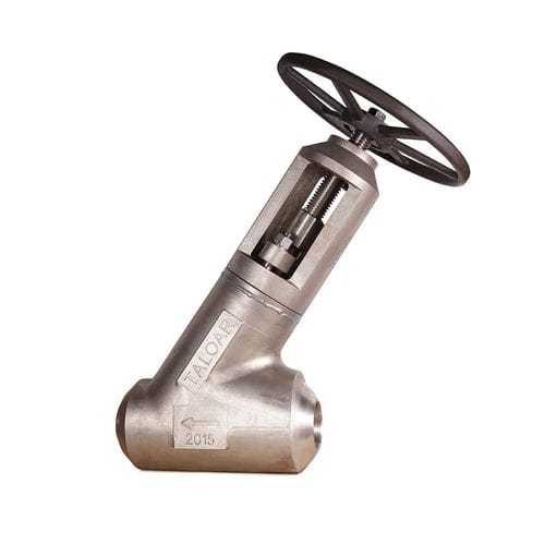 Vanne à soupape - Y945-B - Taloar - avec volant / d'arrêt / pour produits chimiques