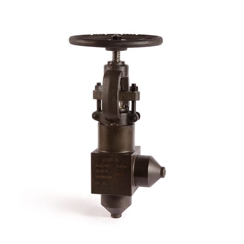 Vanne en angle droit - L663 - Taloar - avec volant / de contrôle / pour produits chimiques