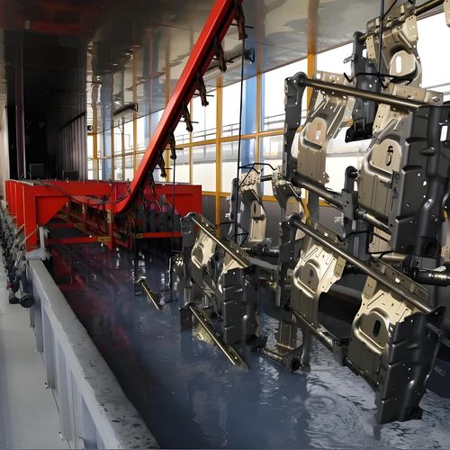 Ligne de revêtement automatique - Xiangyang Jingtu Anti corrosion Materials Co., Ltd - de surface / pour petites pièces / par cataphorèse