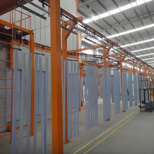 Ligne de revêtement pour profilé en aluminium - Xiangyang Jingtu Anti corrosion Materials Co., Ltd - automatique / par cataphorèse
