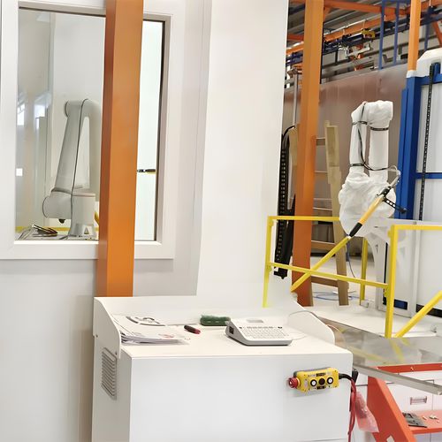 Cabine de poudrage à circuit fermé - Xiangyang Jingtu Anti corrosion Materials Co., Ltd - pour pièces détachées / pour équipements lourds / pour véhicules
