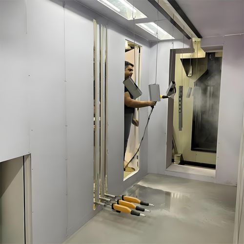Cabine de poudrage à circuit fermé - Xiangyang Jingtu Anti corrosion Materials Co., Ltd - ouverte / pour pièces détachées / pour équipements lourds