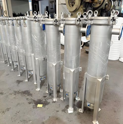 Carter de filtre monopoche - Xiangyang Jingtu Anti corrosion Materials Co., Ltd - pour liquide / en acier inoxydable / pour l'industrie alimentaire et de la boisson