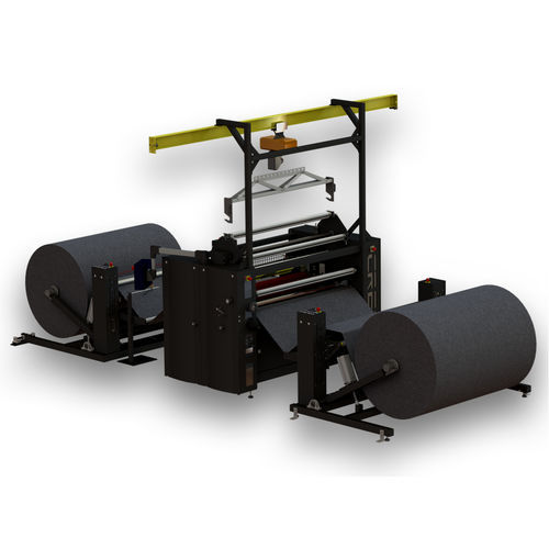 Pelliculeuse refendeuse - Slitter Laminator - Crest Dutch Machinery - rouleaux à rouleaux / à froid / automatisée