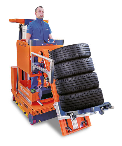 Chariot préparateur de commandes électrique - 75 Tires - Elevah - vertical / pour entrepôt / mobile