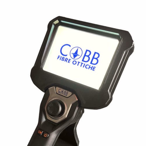 Vidéo-endoscope flexible - LHC-DUAL VISION - Cobb Fibre Ottiche Srl - pour machines / de réservoir / pour inspection de canalisations