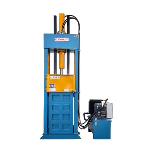 Presse à balles pour textiles - JP30LT - SHANGHAI JEWEL TECH CO.,LTD - verticale / semi-automatique / monocaisson