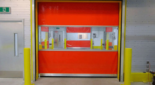 Porte à enroulement - Mono Helical - KAPISAN ENDÜSTRİYEL KAPI SİSTEMLERİ - en acier inoxydable / en aluminium / PVC