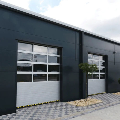 Porte sectionnelle - KAPISAN ENDÜSTRİYEL KAPI SİSTEMLERİ - en aluminium / en acier / pour l'intérieur