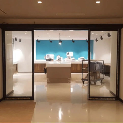 Porte coulissante - KAPISAN ENDÜSTRİYEL KAPI SİSTEMLERİ - en aluminium / pour l'intérieur / automatique
