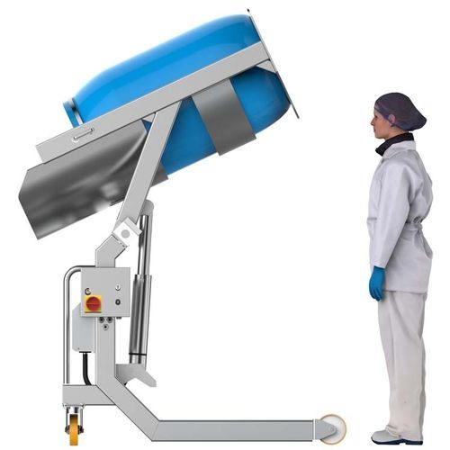 Basculeur de fût - 600/HT2-DRUM - CM Process Solutions LLC - hydraulique / manuel / pour conteneur