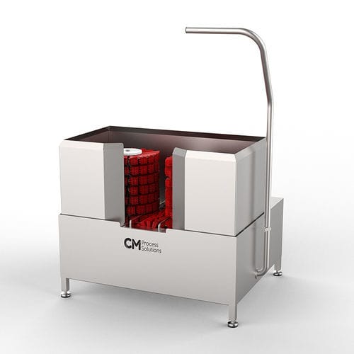 Lave-botte automatique - SRV 300 - CM Process Solutions LLC - avec 2 brosses
