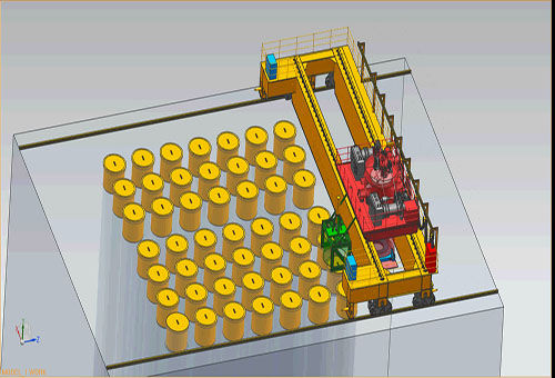 Portique pour réacteurs - TAIYUAN HEAVY INDUSTRY CO.,LTD - sur rail / pour applications nucléaires / bipoutre