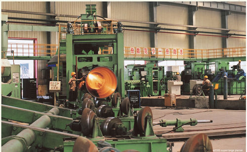 Machine de soudage de tubes spiralés - TAIYUAN HEAVY INDUSTRY CO.,LTD - à l'arc / automatique / en ligne