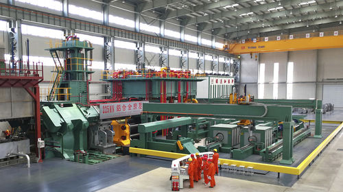 Presse d'extrusion aluminium - TAIYUAN HEAVY INDUSTRY CO.,LTD - de profilés