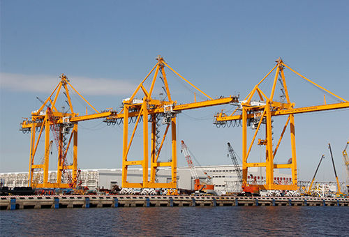 Portique pour container - TAIYUAN HEAVY INDUSTRY CO.,LTD - sur pneus