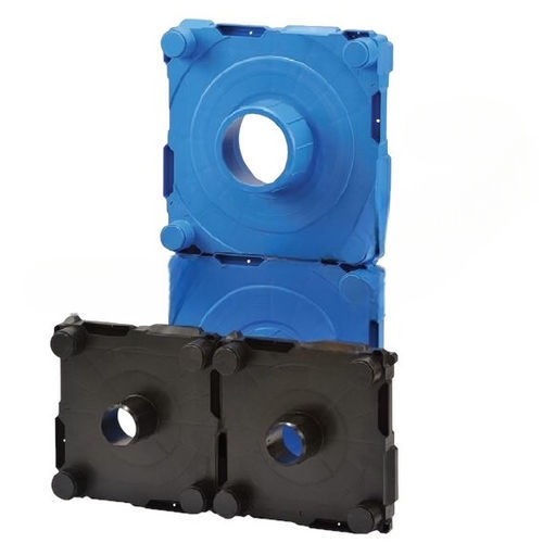Bride de support - FL40x40C3STAK_en - BANCALI S.r.l.s. - en plastique / carrée
