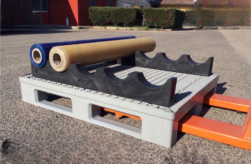 Berceau à rouleaux de matières plastiques - KR7D180T2K_en - BANCALI S.r.l.s. - chargement lourd