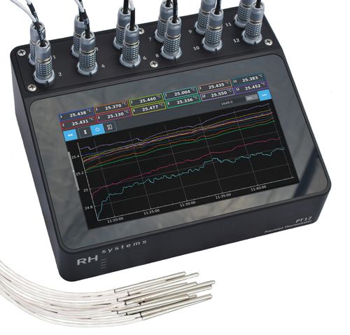 Système de mesure de température - PT12 - RH Systems - anti-effraction / multivoie / de haute précision