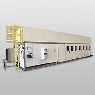 Tunnel de lavage à convoyeur aérien - Tecnofirma SpA - de palettes