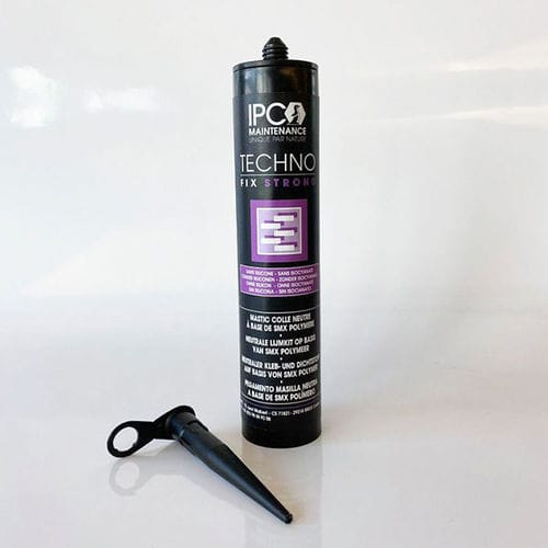 Mastic colle polymère - TECHNO FIX STRONG - IPC - monocomposant / multiusage / pour collage