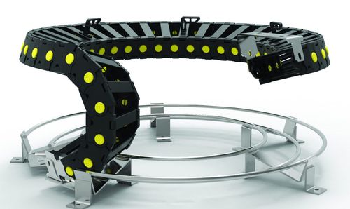Chaîne porte-câbles ouverte - BREVETTI FRANCE - en nylon / pour la robotique