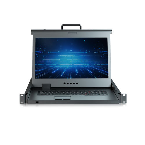 Commutateur KVM rackable - RGD-KVM-1708HD-VGA - Key Technology Rugged System Limited - avec clavier / numérique / avec écran LCD