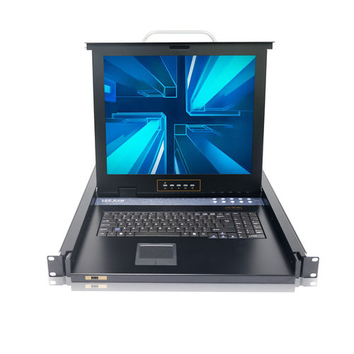 Commutateur KVM rackable - RGD-KVM-1708CI-CAT5 - Key Technology Rugged System Limited - avec clavier / numérique / avec écran LCD
