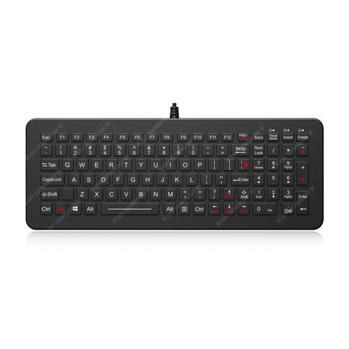 Clavier encastrable - K-TEK-M334KP-FN-BL-NV-151B-DT-DWP - Key Technology Rugged System Limited - à touches mécaniques / 101 touches / pour l'industrie du transport
