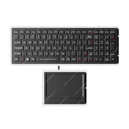 Clavier de bureau - K-TEK-M327KP-FN-BL-NV-151B-DWP+M127TP - Key Technology Rugged System Limited - encastrable / à touches mécaniques / 101 touches