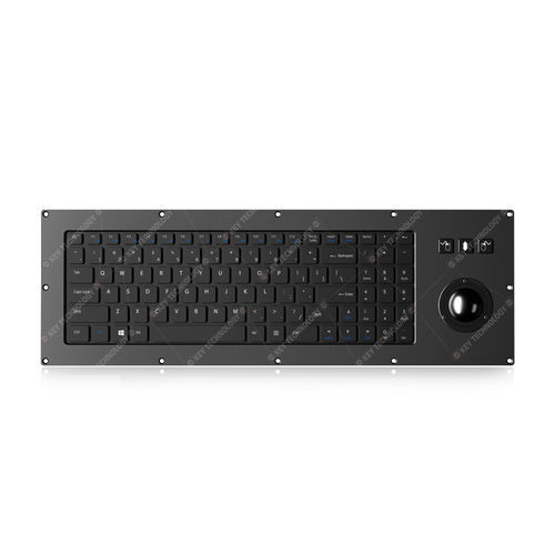 Clavier encastrable - K-TEK-V455-38-MTB-AVR-KP-FN-SC-BT - Key Technology Rugged System Limited - à interrupteurs à ciseaux / 98 touches / 3 touches de souris