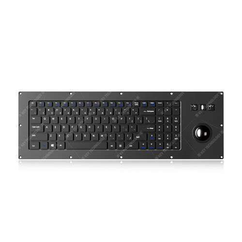 Clavier encastrable - K-TEK-V455-38-MTB-KP-FN-SC-BT - Key Technology Rugged System Limited - à interrupteurs à ciseaux / 98 touches / 3 touches de souris