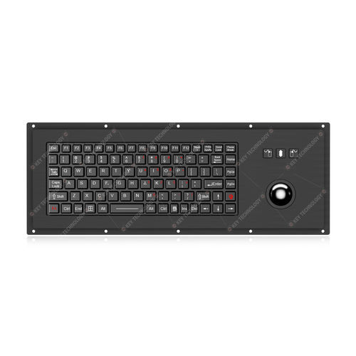 Clavier de bureau - K-TEK-M425-172-38-MTB-FN-BL-BT - Key Technology Rugged System Limited - contact carbone / 3 touches de souris / 89 touches