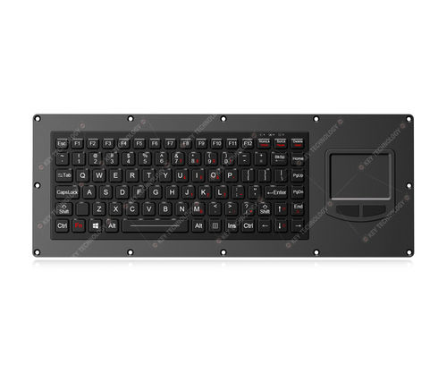 Clavier encastrable - K-TEK-M400-150TP-FN-BL-ML-BT - Key Technology Rugged System Limited - contact carbone / 2 touches de souris / 87 touches
