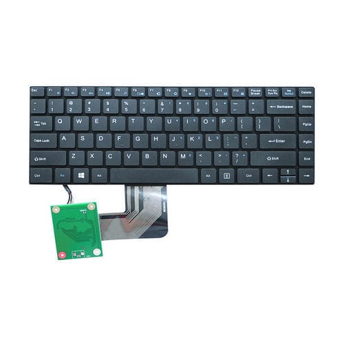 Clavier encastrable - K-TEK-V291-FN-UT-SC - Key Technology Rugged System Limited - à interrupteurs à ciseaux / 86 touches / USB
