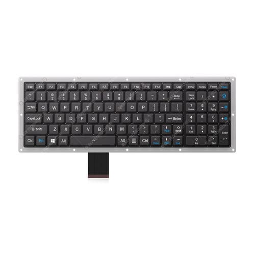 Clavier encastrable - K-TEK-V356KP-FN-BL-FC-PR-DM-DWP - Key Technology Rugged System Limited - à interrupteurs à ciseaux / 102 touches / pour l'industrie automobile