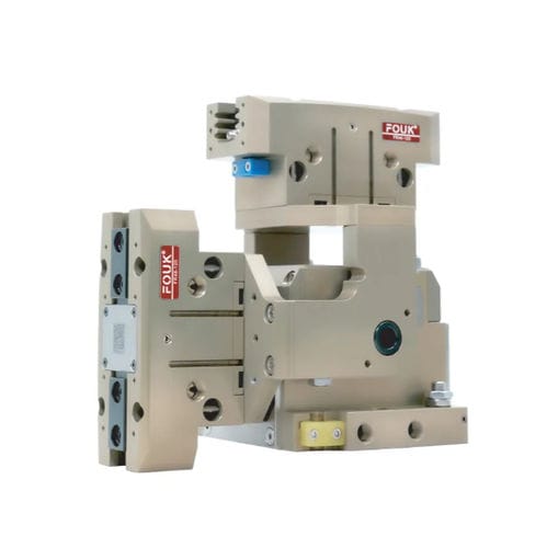 Module de préhension hydraulique - TE50 - Hangzhou FOUK Mechanical Technology Co., Ltd. - pneumatique / angulaire / à 2 mâchoires