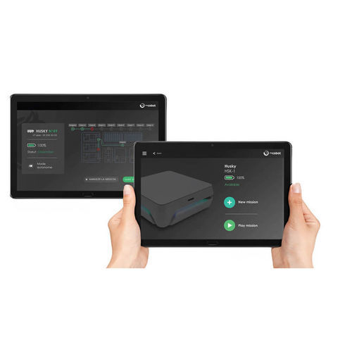 Application mobile de gestion de flotte - MYCOBOT USER - E-COBOT - pour robot mobile autonome / Androïd / iOS