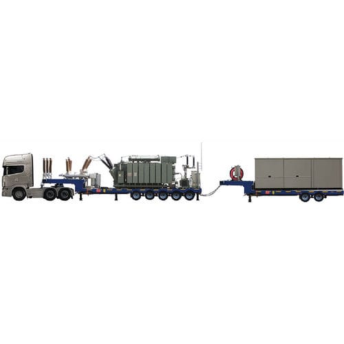 Sous-station mobile - YZB - Dowei Electric - isolé au gaz / pour distribution électrique / pour transformateur haute tension