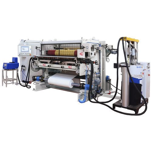 Machine à laminer en rouleau - LM-HM-S - Biko Meccanica Srl - à colle thermofusible / d'abrasif appliqué