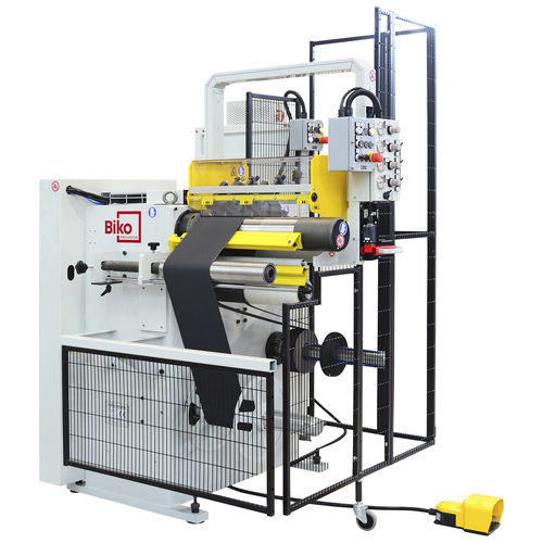 Refendeuse en rouleau - AT1-450 - Biko Meccanica Srl - pour tissus / pour papier / d'abrasif appliqué
