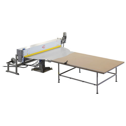 Table de coupe de découpe transversale - BTFW-1650 - Biko Meccanica Srl - pour toile abrasive / d'abrasif appliqué / pour papier abrasif