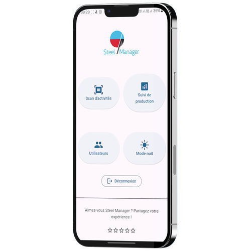 Application mobile de supervision - STEEL MANAGER - de suivi de production / d'accès à distance / pour smartphone