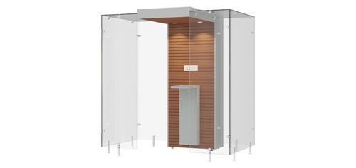 Cabine fumeur à filtre HEPA - SP160 - Longhi Air - en verre trempé / en MDF / en acier