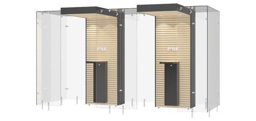 Cabine fumeur à filtre HEPA - 2SP160 - Longhi Air - en verre trempé / en MDF / en acier