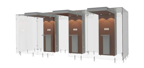 Cabine fumeur à filtre HEPA - 3SP200 - Longhi Air - en verre trempé / en MDF / en acier