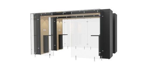 Cabine fumeur à filtre HEPA - 2SPArea 4m - Longhi Air - à charbon actif / en verre trempé / en MDF