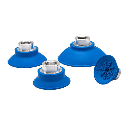 Ventouse plate - HAF series - HANVAC GMBH - ronde / en chloroprène / en NBR