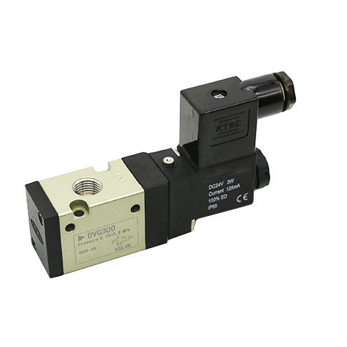 Électrovanne à commande assistée - DVG Series - HANVAC GMBH - 3 voies / NO / NF